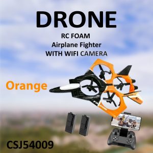 Drone Orange Airplane Fighter